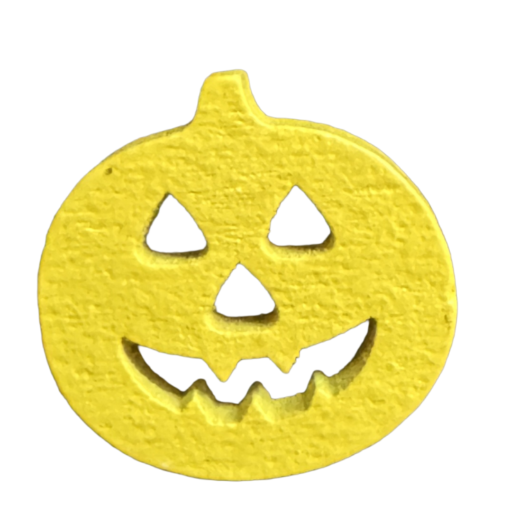 Silueta calabaza amarillo