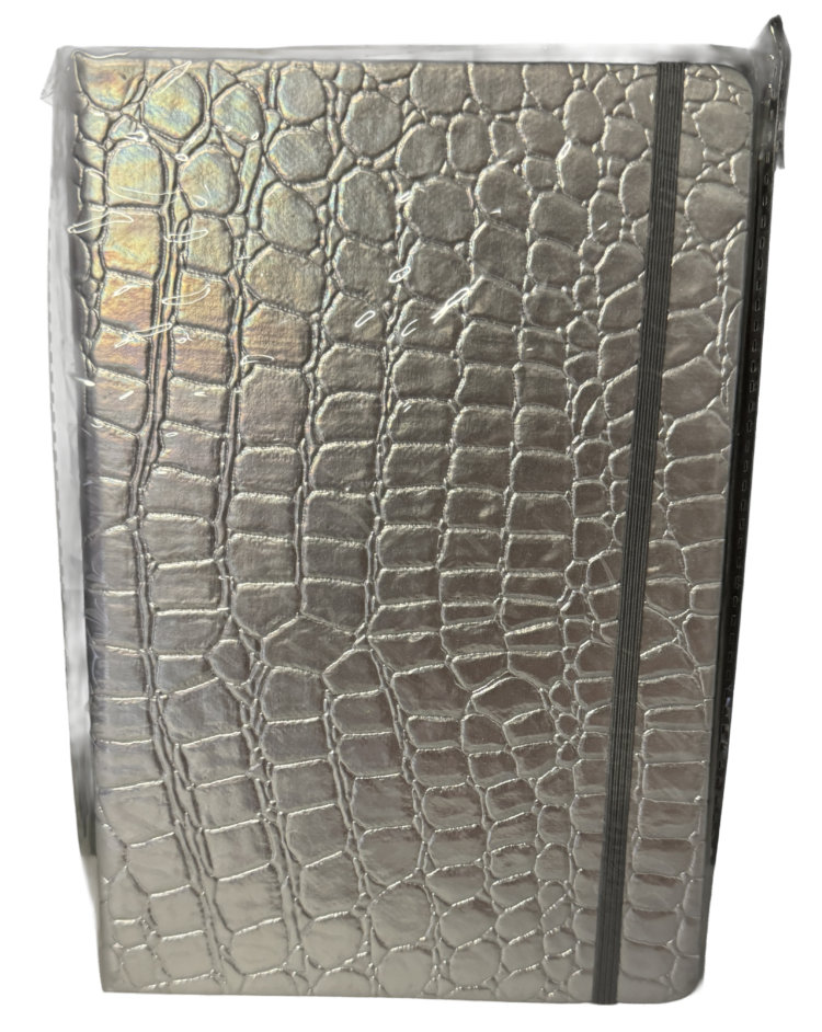 Libreta A5 diseño plata