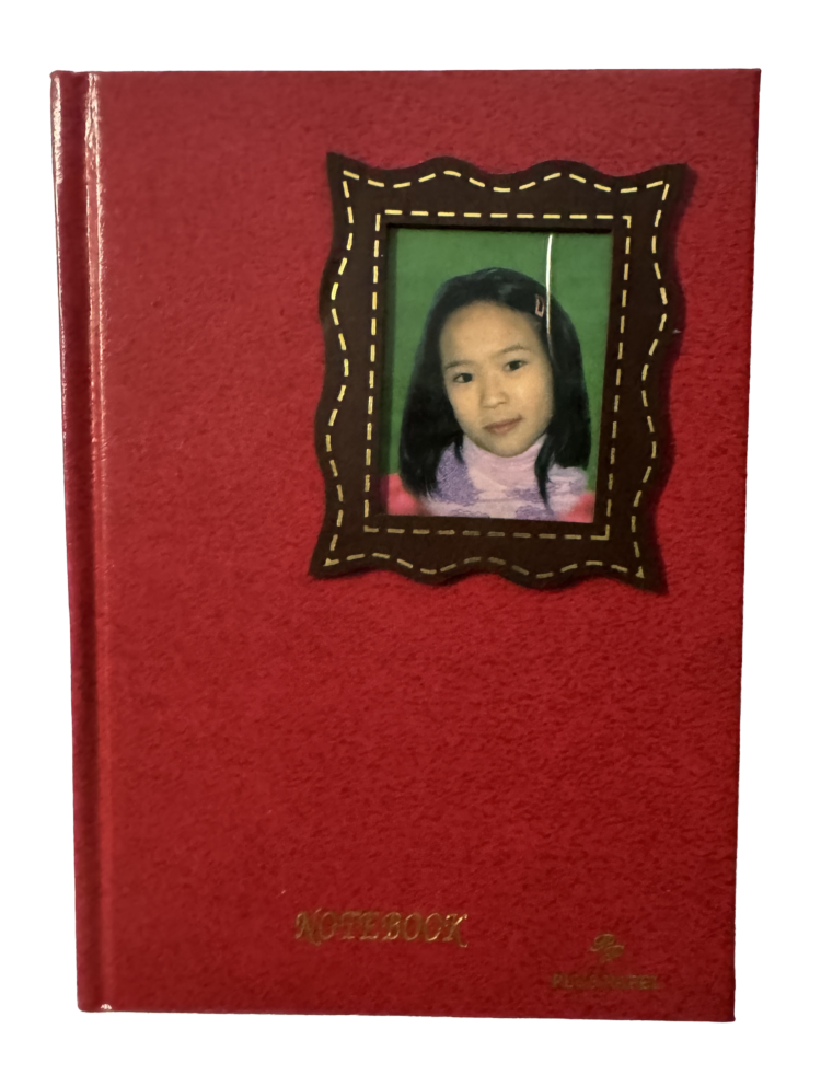 Libreta libro rojo diseño foto