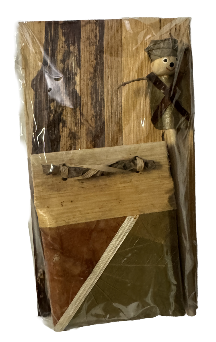Libreta natural con lápiz