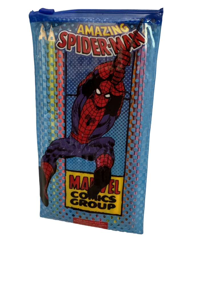 Estuche de lápices de colores Spiderman Marvel