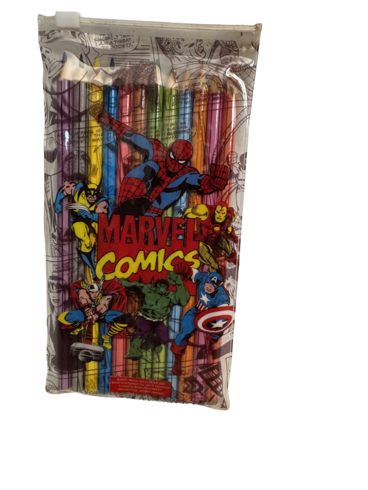 Estuche de lápices de colores Spiderman Marvel