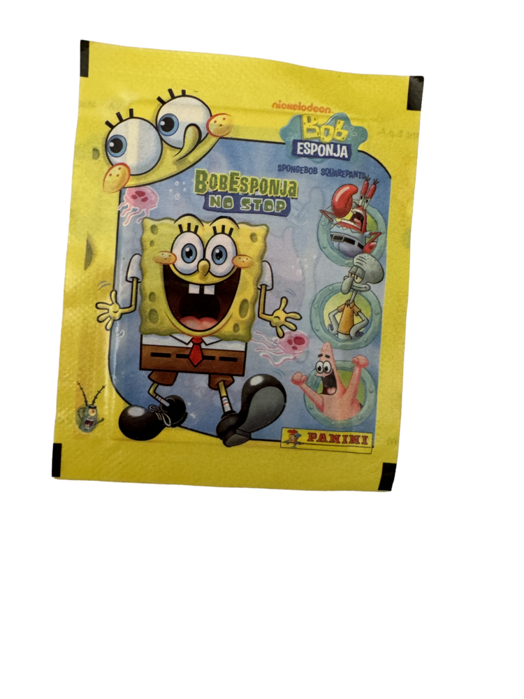 Sobres Panini Bob esponja amarillo