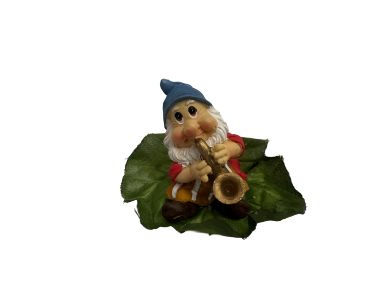 Figura enanito con trompeta