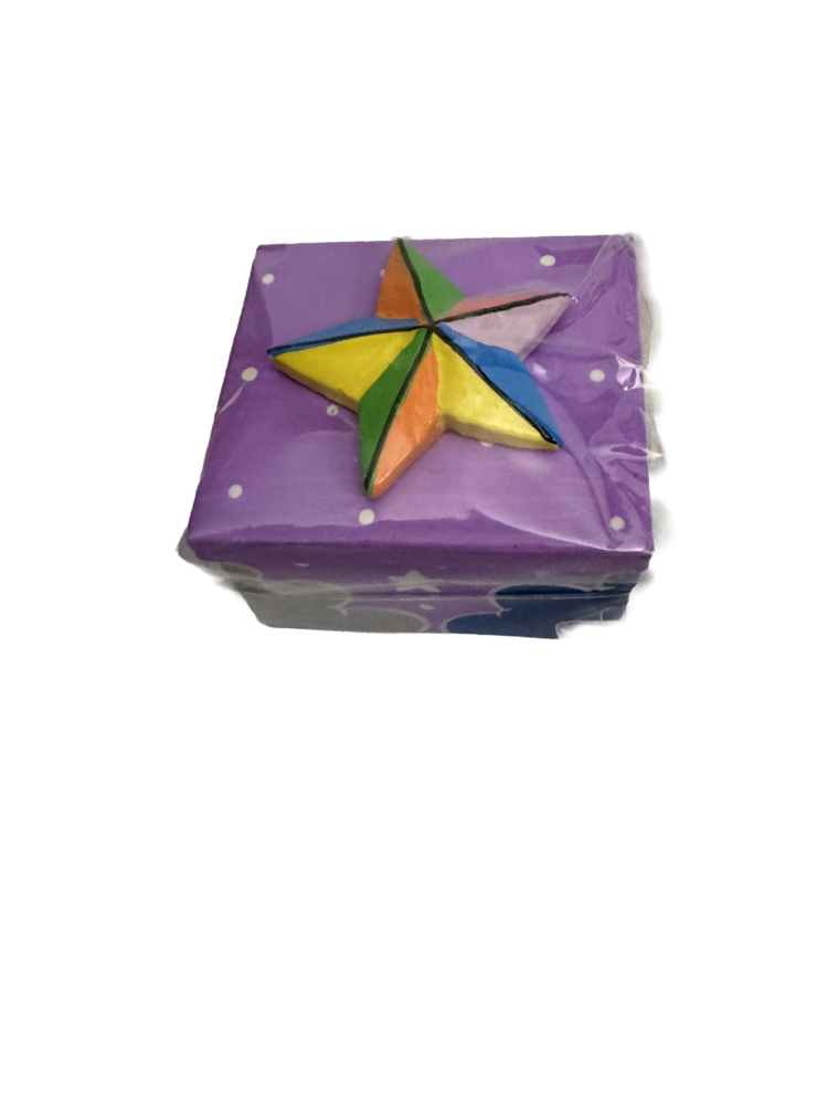 Caja madera estrella