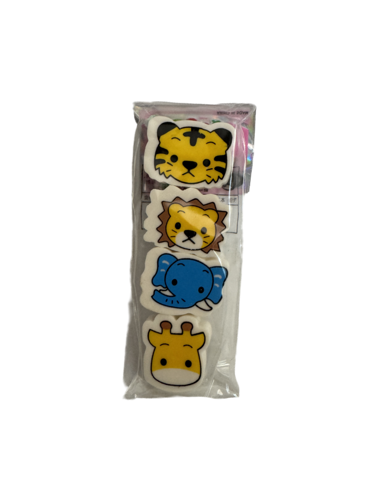 Set Gomas de borrar animales