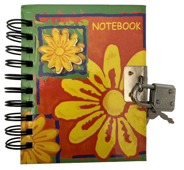 Diario mini con candado