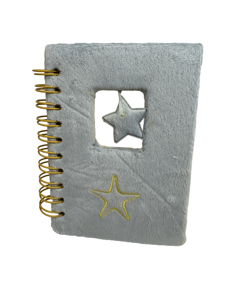 Libreta corazón peludo