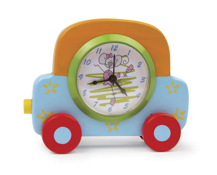 Reloj de madera coche L