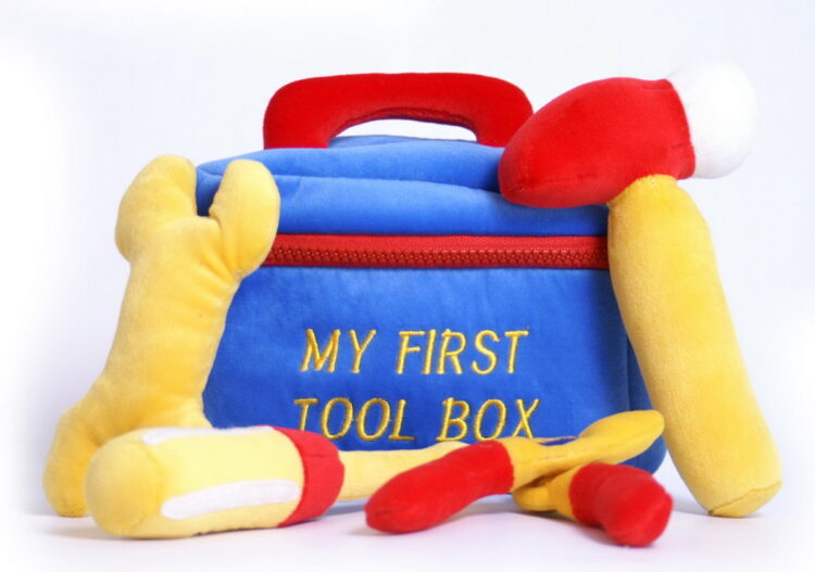 Peluche caja de herramientas L