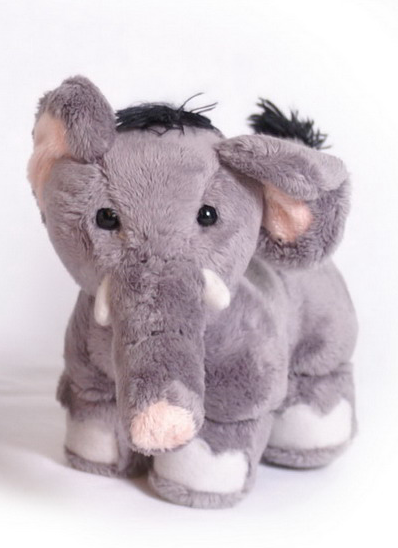 Peluche elefante con velcro L