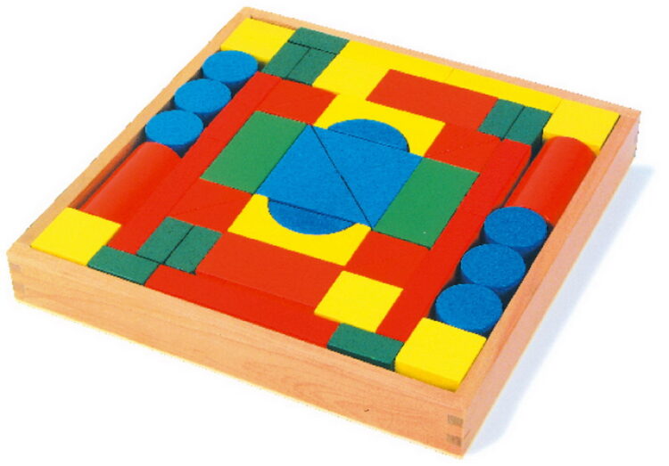 Caja de construcción de madera