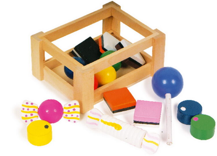 Caja dulces de madera