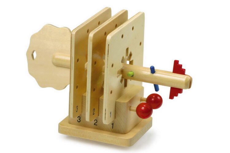Llave de madera para la motricidad