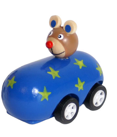 Coche de madera bolido