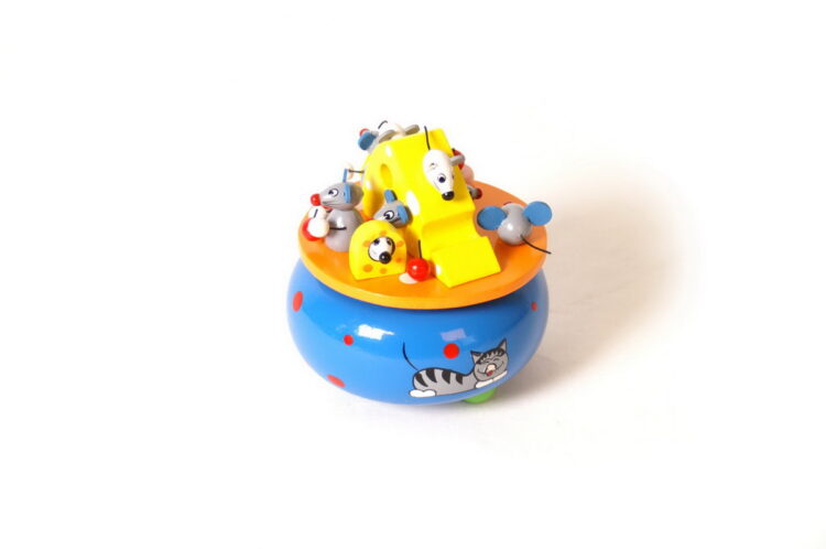 Caja musical ratones y queso