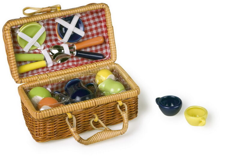 Cesta picnic multicolor