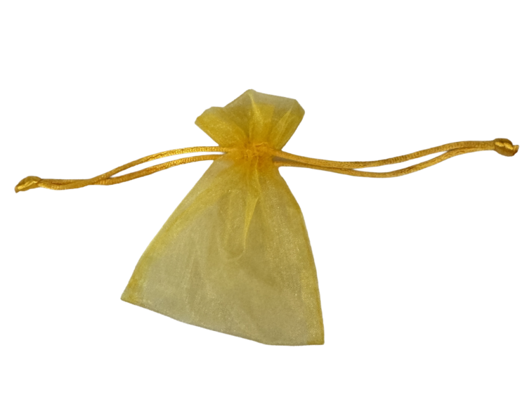 Bolsita organza amarilla