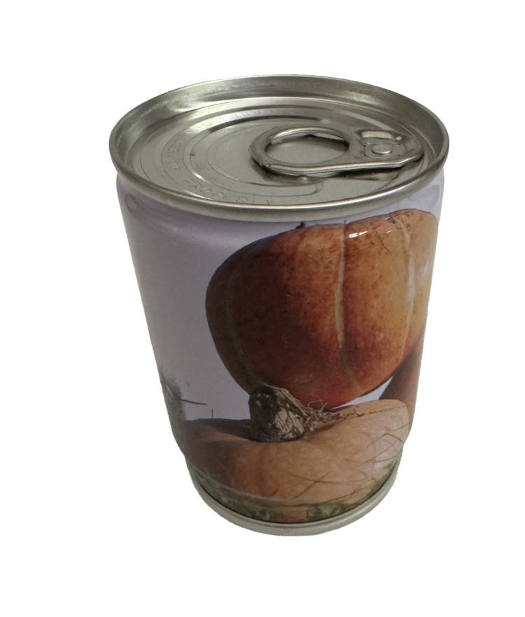 Lata de jardinería calabaza