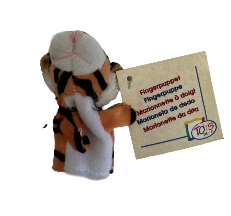 Marioneta para dedos tigre