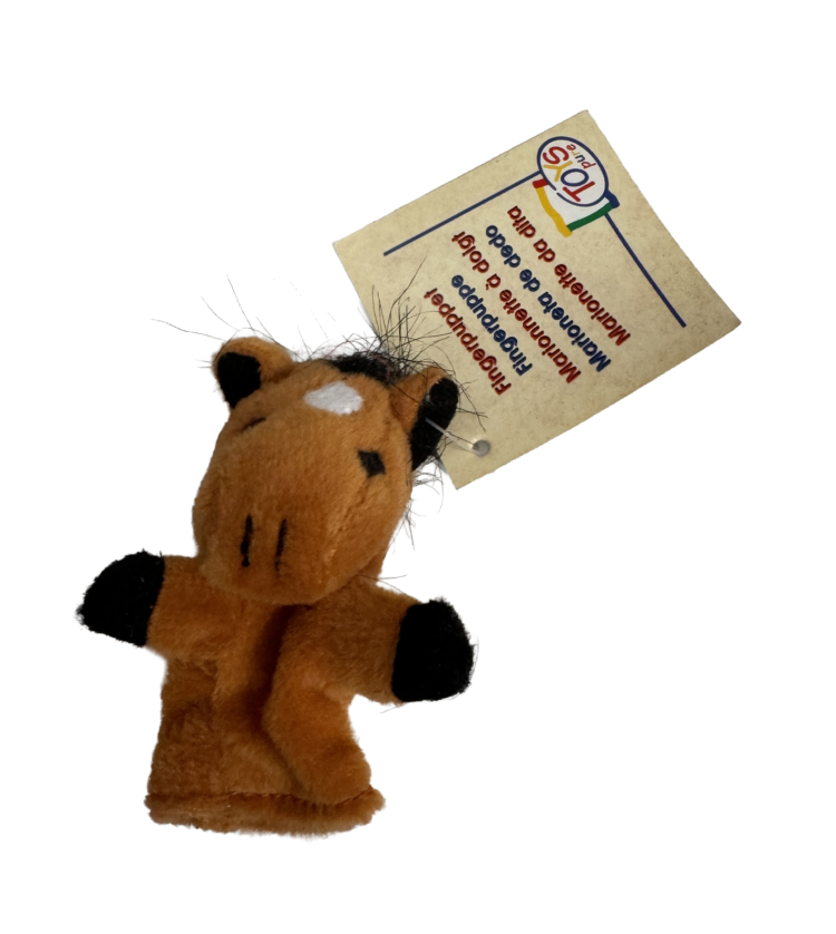 Marioneta para dedos caballo