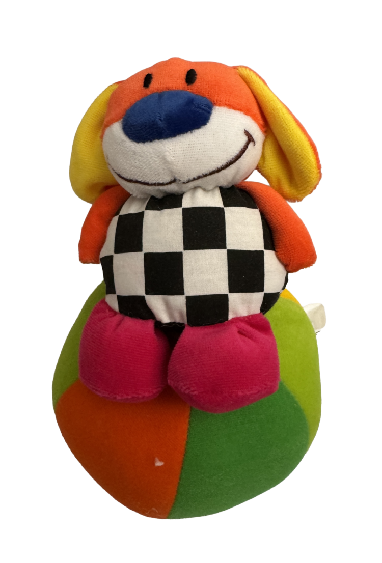 Peluche musical Perrito payaso