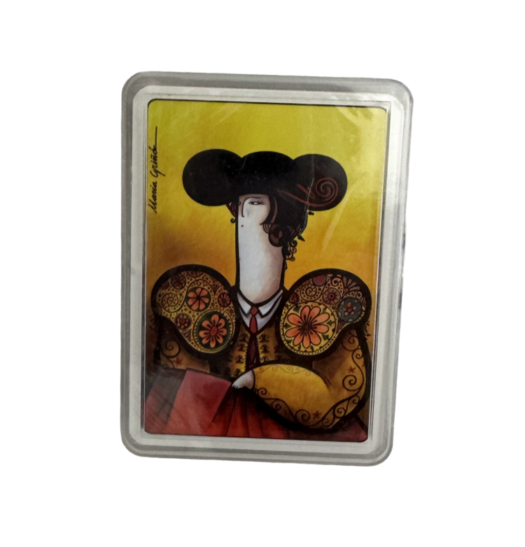 Baraja cartas diseño coleccionista torero