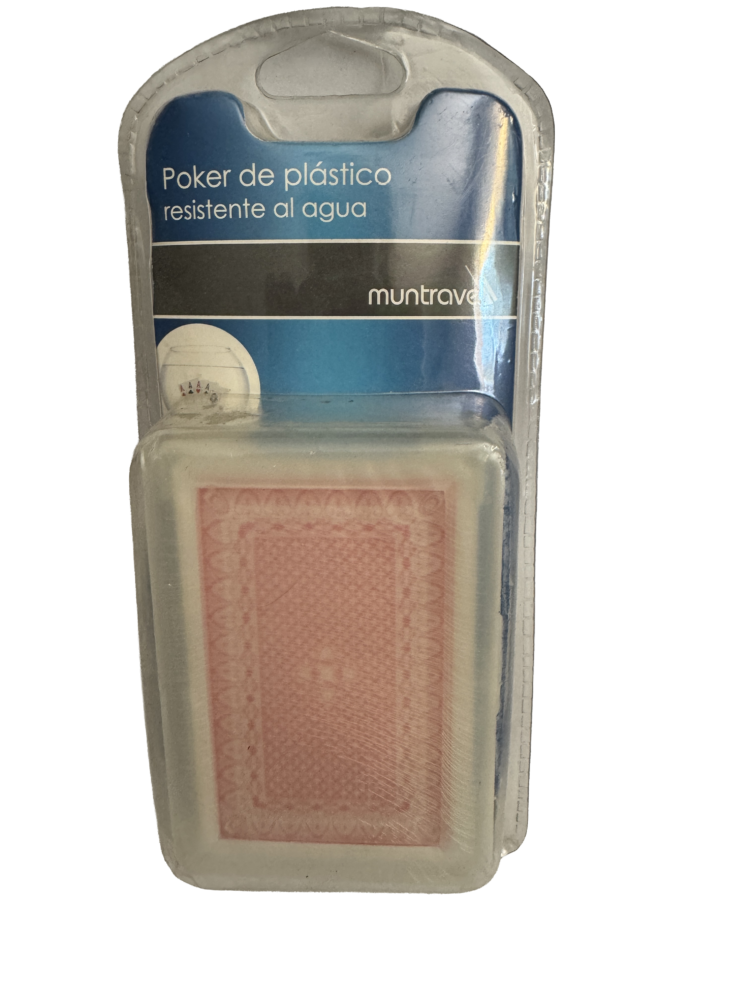 Baraja cartas de plástico