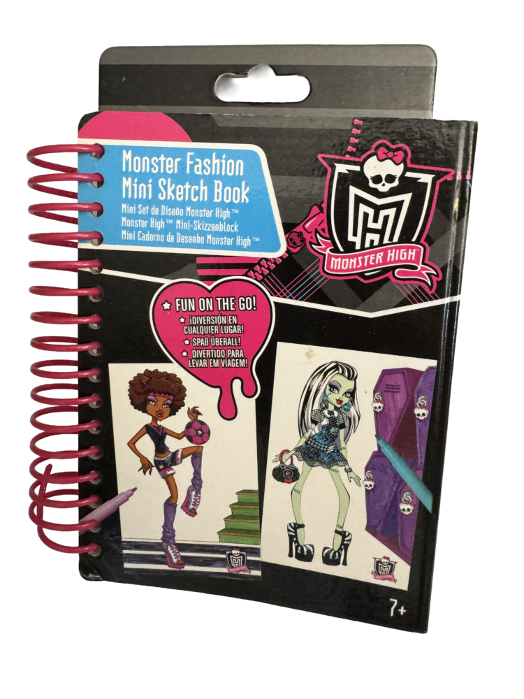 Set stickers Monster High y libreta con colores