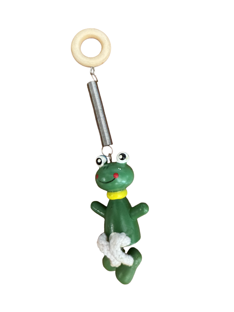 Colgante para decorar figura rana