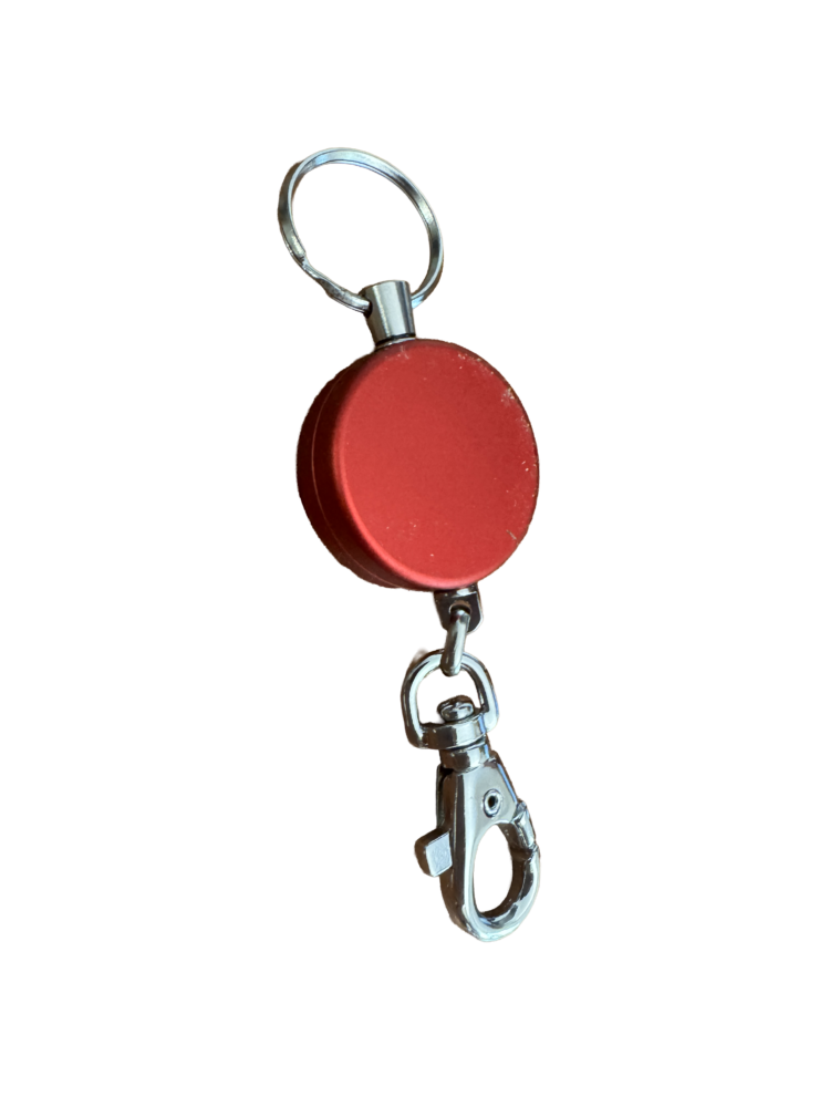 Llavero para llaves con cuerda extensible