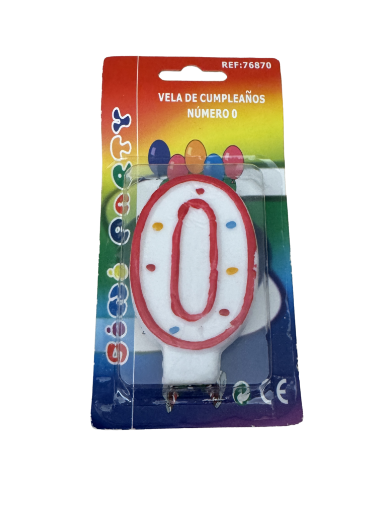 Vela cumpleaños 0