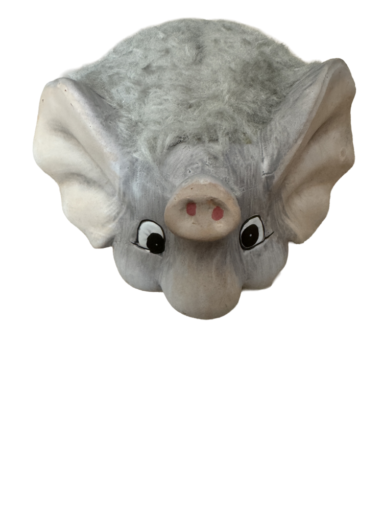 Hucha elefante peludo