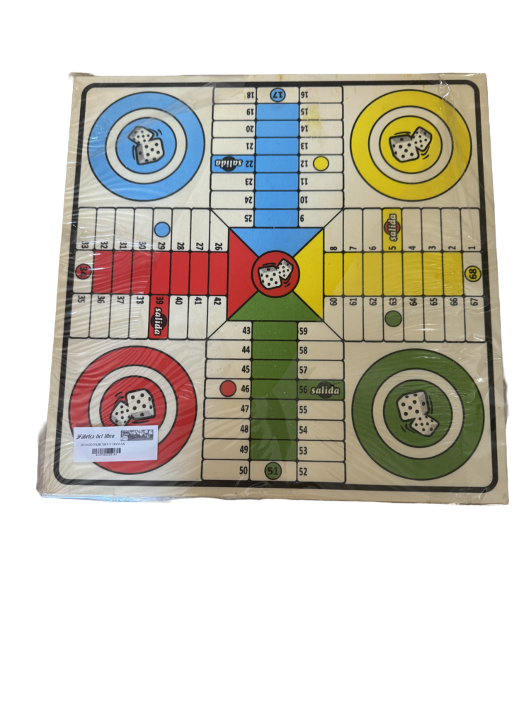 Tablero reversible parchís y ajedrez