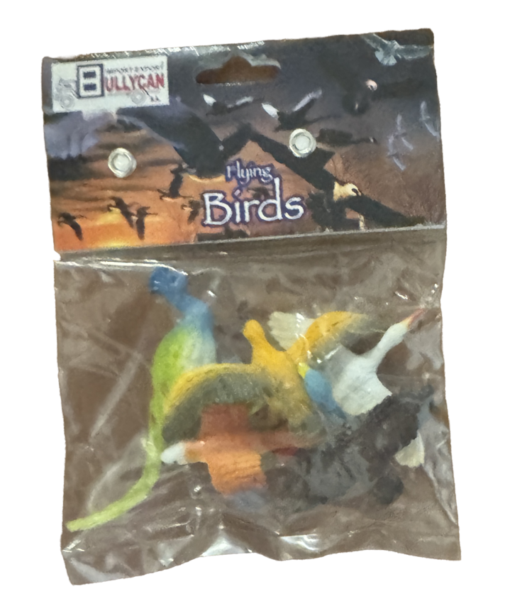Figuras de plástico aves