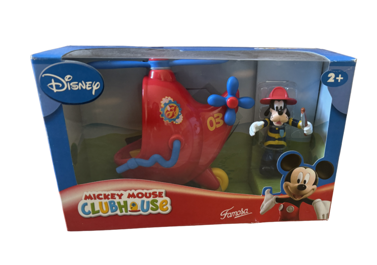 Vehículo helicóptero de emergencias amigos Disney