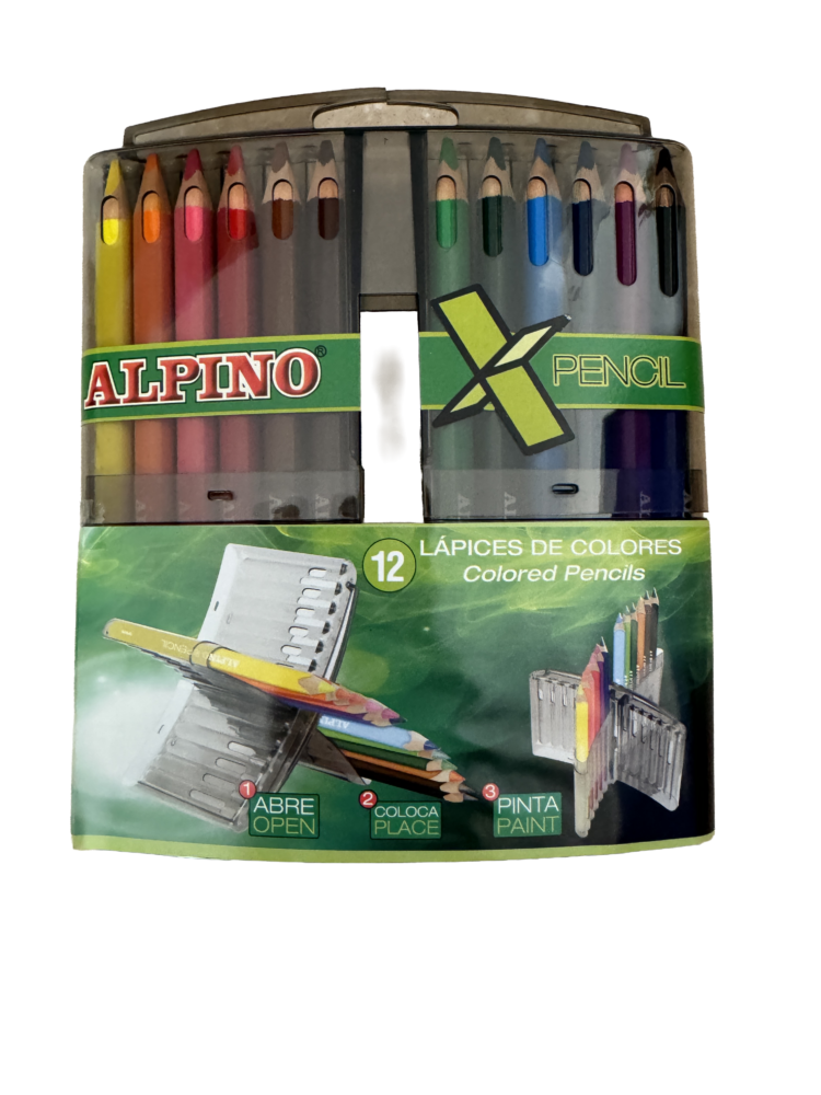 Estuche lápices colores Alpino