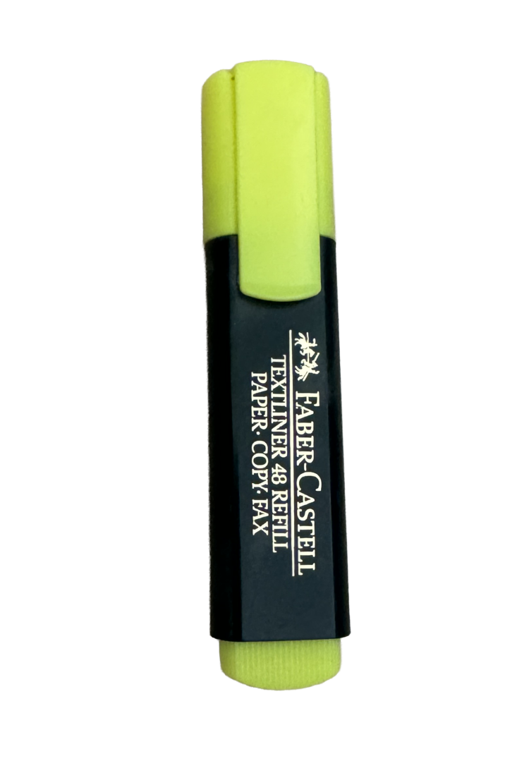 Marcador fluorescente amarillo Faber Castell
