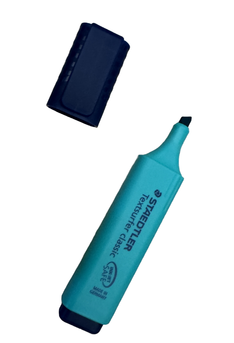 Marcador fluorescente Staedtler turquesa