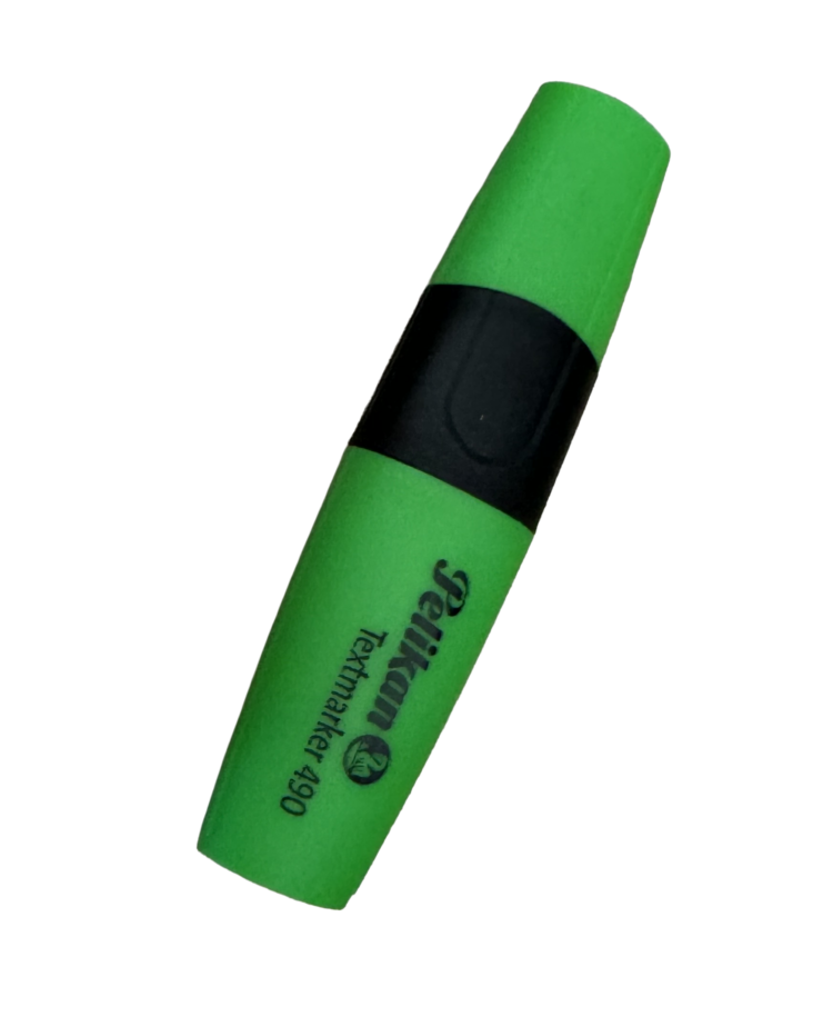Marcador fluorescente Pelikan verde