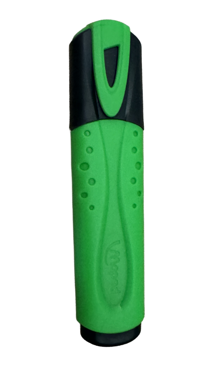 Marcador fluorescente Mapped verde