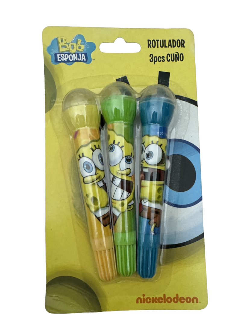 Set de rotuladores Bob esponja