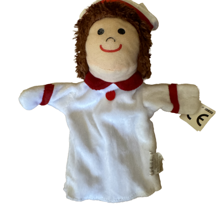 Marioneta de mano enfermera