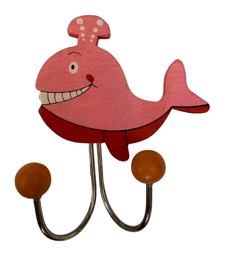 Percha colgador ballena