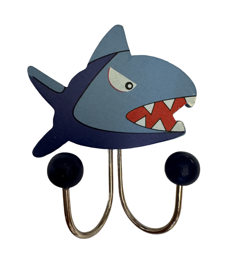 Percha colgador ballena tiburon