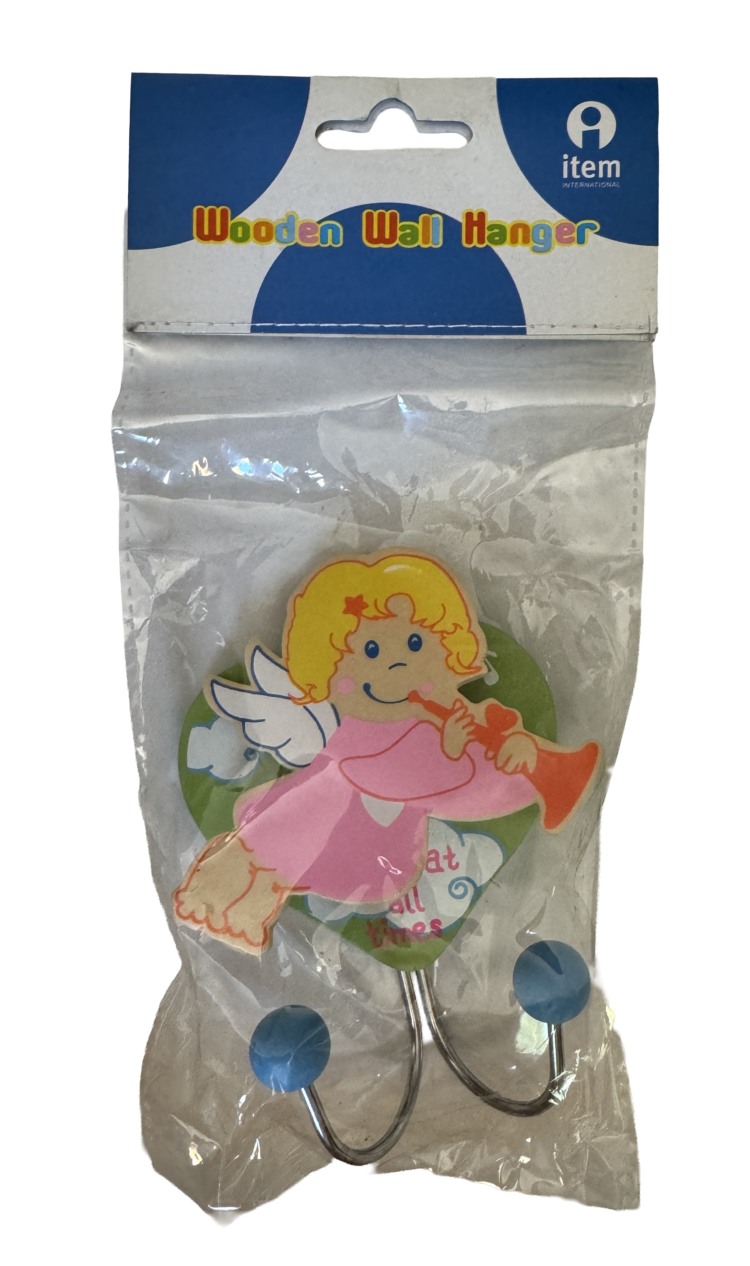 Percha colgador Ángel con pinza
