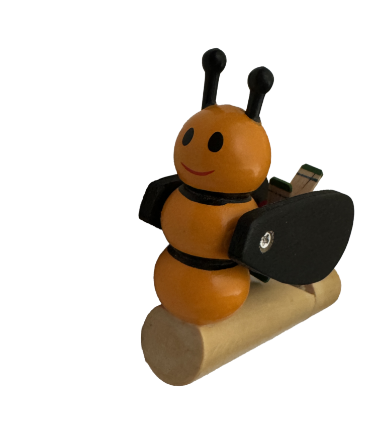 Silbato madera abeja