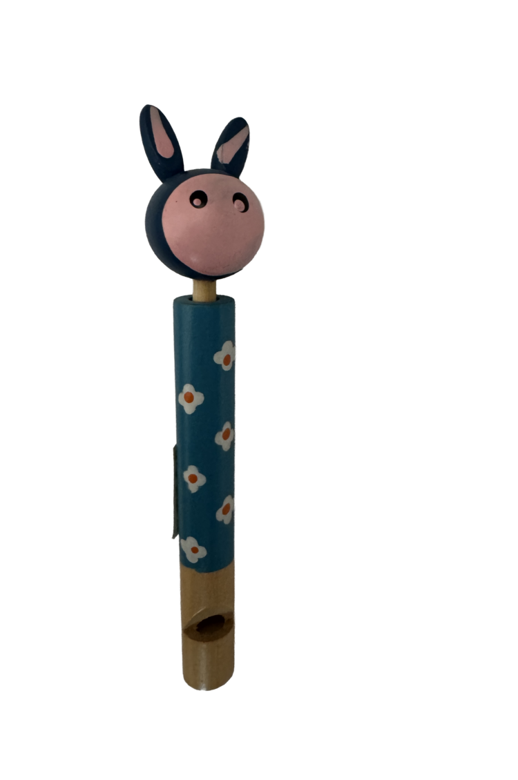 Silbato madera burro