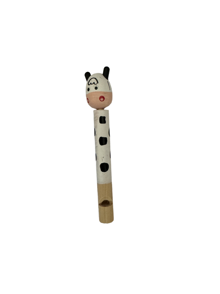 Silbato madera vaca