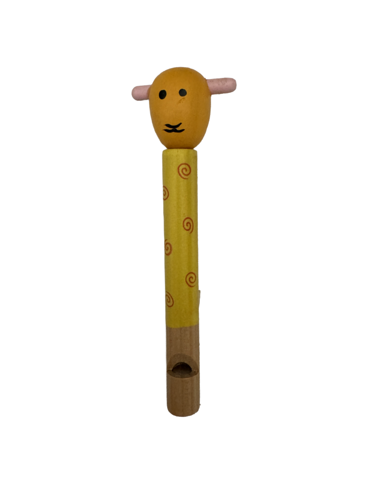 Silbato madera oveja